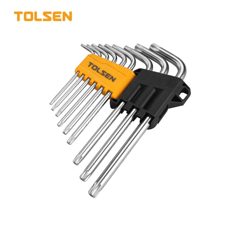 9PCS TORX LONG ARM HEX KEY SET
