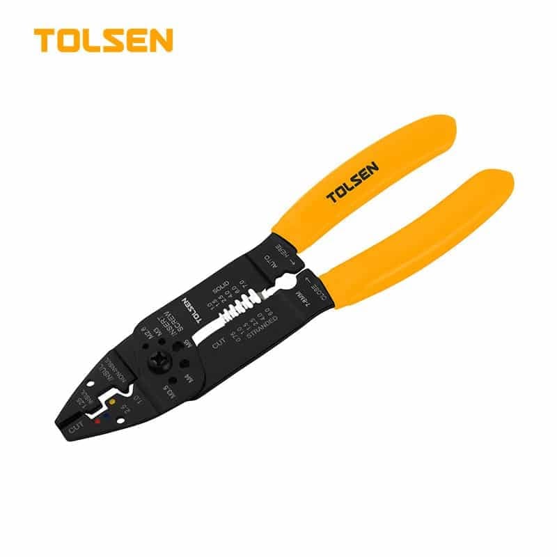 WIRE STRIPPING AND CRIMPING PLIERS (INDUSTRIAL)