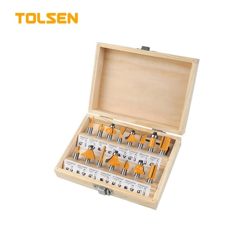 15PCS CARBIDE ROUTER BITS SET
